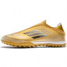 Men's Football Shoes Indoor Football Shoes Professional Lightweight Grass Leather Shoes Adult Shoes Football Boots Wear-Resistant - Gold - View 13