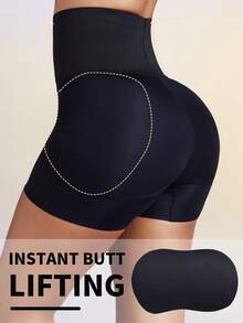 1 High-Waisted, Tummy-Flattening, Hip-Lifting, And Shaping Body Shaper For Women. - Black - View 8