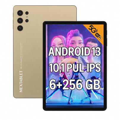 Tablet Android Mextablet 10.1 Pul Hd 6+256gb 5g Wifi