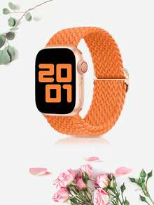 1 Stück St.Siabe elastisches Nylon Armband, verstellbares gewebtes Nylon Solo Loop Uhrenarmband kompatibel mit 38mm, 40mm, 41mm, 42mm, 44mm, 45mm, 49mm Smartwatches, geeignet für Series 9, 8, 7, 6, SE, 5, 4, 3, 2, 1, Ultra, Zubehörarmband