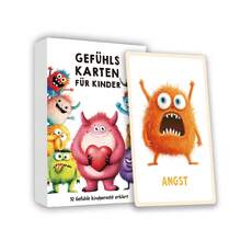 32pcs Emotion Monster Cards With Instructional Text, Cute Cards For Self-Regulation And Mood Boosting