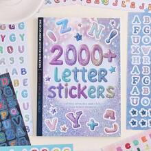 PAGEMORE 2000+ Pcs Alphabet Sticker For Journaling,Fun &Amp; Colorful Craft Letter Stickers For Junk Journal, Scrapbooking Supplies, Ideal DIY Decorative Gift For Women Teen Girls - ColorD - 查看 1