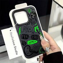 Funda de Teléfono Halloween Nuevo Rapero FERXXO Adecuada para iPhone 17 16 15 14 13 12 11 Pro Max Plus Air Antigolpes Cubierta Trasera Suave Regalo de Pareja 1717Air17Pro173ProMax Diseño Mate de Moda Anticaída Lujo Protección Simple Anticaída Antigolpes Duradera Cobertura Completa, Protección del - Color 1 - Ver 5