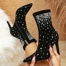Women Ankle Boots & Booties - Black - View 4