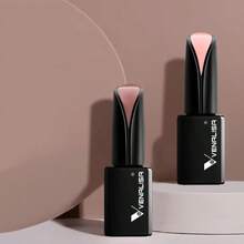 VENALISA 15ml Grey Gel Nail Polish, Grey Brown Color Soak Off UV LED Nail Gel Polish Nail Art Starter Manicure Salon DIY At Home, 0.53 OZ - ColorR - 查看 7