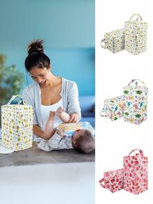 ALVABABY 1pc These Cylindrical, Large-Capacity Waterproof Diaper Bags Are Washable Travel Storage Bags And Reusable Wet/Dry Bags, Suitable For Gyms, Swimming Pools, Beaches, And Other Similar Locations. - Multicolor - View 1