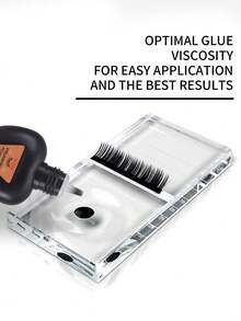 1 Piece Of 10ml Eyelash Extension Glue - Super Professional Eyelash Extension Glue | 0.5 Seconds Drying Time | 8 Weeks Retention | Black Adhesive Suitable For Semi Permanent Eyelash Extension Use By Professional Technicians In Salons