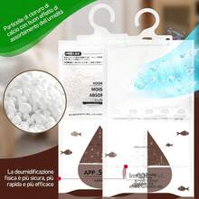 Kit de 16 Bolsas Desecantes Colgantes con Gancho - Verde, Absorben Humedad, Previenen Moho y Mal Olor en Armarios, Ropa, Zapatos, Baño y Cocina - Verde - Ver 5