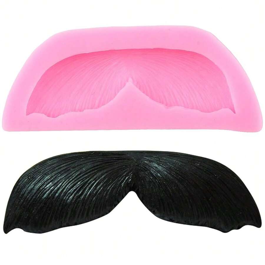 Mustache Silicone Molds Beard Fondant Mold For Little Man Themed Cake Decorating Cupcake Topper Chocolate Candy Gum Paste Polymer Clay,StyleF - StyleF - 查看 1