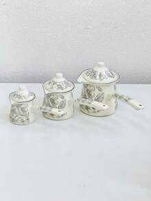 极简3件套咖啡漏斗、咖啡杯、咖啡豆储存罐，日常便携咖啡用具套装，适合圣诞节、万圣节、感恩节及日常家庭聚会烘焙咖啡，可作为馈赠亲朋好友的礼物 - Blue Star Flower - 查看 11