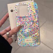 Ốp điện thoại chống sốc họa tiết chấm bi thời trang mới, hiệu ứng xoáy hologram cao cấp, trong suốt, chống rơi vỡ, tương thích với iPhone 14, 14 Pro, 14 Pro Max. Ốp điện thoại hoạt hình vẽ tay tương thích với iPhone 13, 13 Pro, 13 Pro Max, 11, 11 Pro Max, 12, 12 Pro, 12 Pro Max, XR, 7/8, XS. Tương thích với iPhone 15, 15 Pro, 15 Pro Max, 16, 16 Pro, 16 Pro Max. Ốp điện thoại cao cấp chống nước, chống trầy xước, quà tặng mùa xuân cho các bữa tiệc. - Nhiều màu - Xem 3