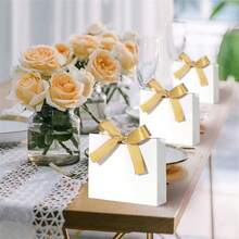 1/12/24 Túi quà nhiều màu sắc 11,5x4,5x10cm Hộp đựng kẹo cầu vồng ba chiều dùng cho tiệc cưới, tiệc Giáng sinh, tiệc tốt nghiệp, giấy gói xà phòng thủ công trang trí - Nhiều màu - Xem 3