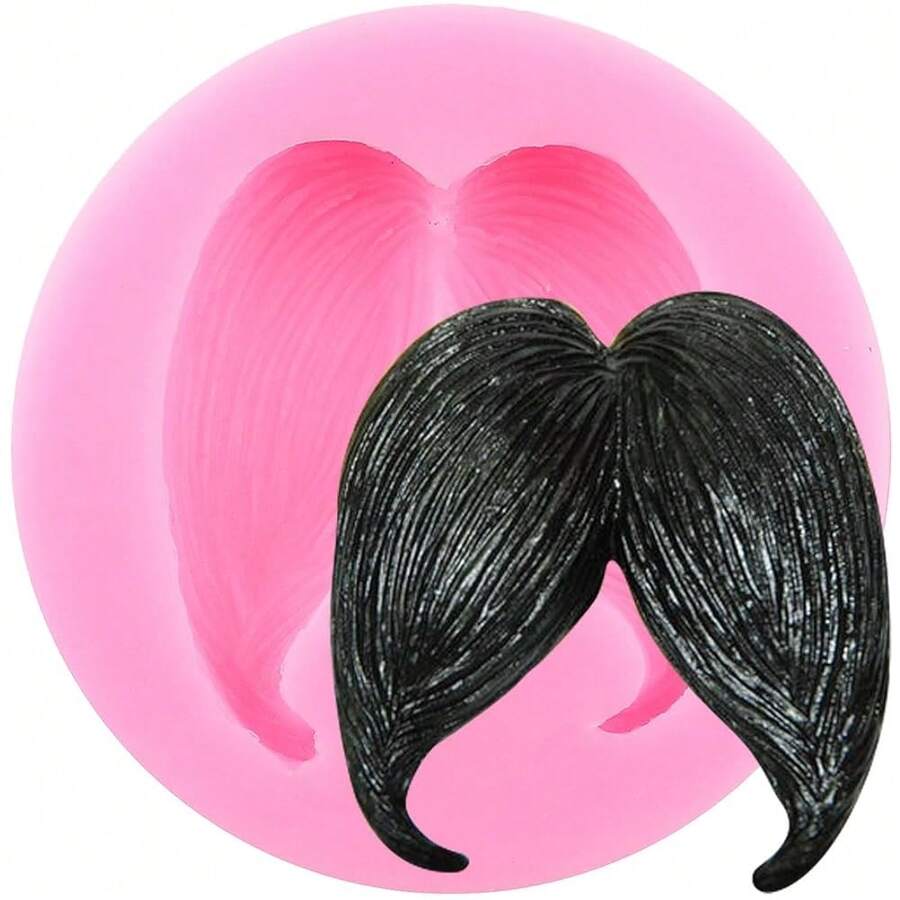 Funny Mustache Beard Fondant Silicone Molds For Cake Decorating Cupcake Topper Chocolate Candy Gum Paste Polymer Clay,StyleG - StyleG - 查看 1