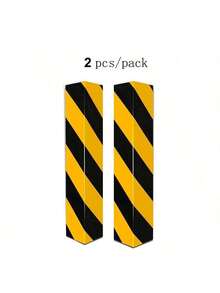 Foam Anti-Collision Blocks Punch-Free Car Garage Reflective Warning Blocks Door Anti-Collision Blocks Garage Warehouse Wall Anti-Collision Blocks Pillar Protector Edge Strip Parking Area Gate Warning Sponge Garage/ Underground Parking Area/F Factory Multi-Scene Application