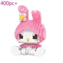 三丽鸥卡通Hello Kitty、肉桂狗、布丁狗、美乐蒂、Sinoma、Rollkuromi Friends积木礼品、Pochacco毛绒球积木、可爱卡通人物迷你拼装玩具积木、生日礼物、房间装饰、适合收藏、桌面装饰、房间装饰、卡通人偶、卡通积木、三丽鸥积木、完美礼物、节日礼物 - 彩色 - 查看 13