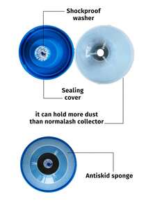 4pcs/Set PC Material Transparent Curtain Rod Hook Curtain Rod Clip Holder, Punch-Free Adhesive Bracket Clip, Cross-Bar Door Curtain Telescopic Rod Sticky Hook - Default - View 9