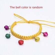 Handmade Woven Painted Bell Collar For Dogs And Cats - Multicolor - View 17