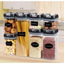 Airtight Food Storage Container - -Mcirco 7 Pcs  Pla - Black - View 9