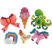 Bead Paquete de 2 Paneles Cuadrados Perforados14x 14 5.5 inchx 5.5 inch - Amarillo - Ver 5
