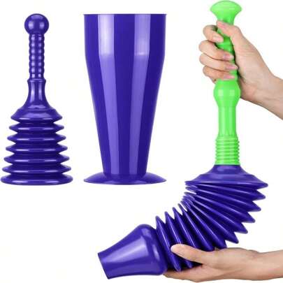 Luigi&#39;S Sink Plunger Kitchen - Sink Plunger Bathroom - Drain Bathtub Or Shower - Small And Powerful Clog Remover - Commercial Style &#34;Plumbers Plungers&#34; With Large Bellows