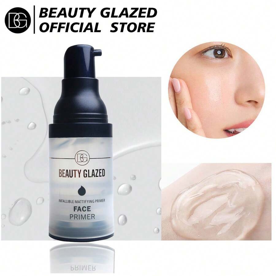 beauty glazed Moisturizing Primer, Pore Minimizing Primer, Smooths Skin, Long-Lasting Makeup, Makeup Base, Blurs & Controls Redness - Clear - View 1