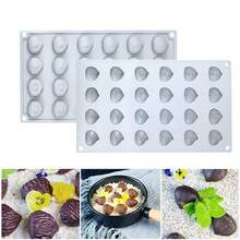 Mostsom Mini Chestnut Chocolate Mold,Silicone Molds,Small Jelly Bean,Pastry,Candy,Fondant Molds (Chestnut K),ChestnutK - 栗子樹 - 查看 3