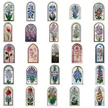 50 szt. kolorowych, kwiatowych naklejek na szkło, kreatywne naklejki na butelki z wodą, notesy, laptopy, telefony, gitary, deskorolki, lodówki, bagaż, etui na telefony, do klasy, na artykuły szkolne, upominki na przyjęcia, prezenty urodzinowe, na Halloween, Boże Narodzenie, Święto Dziękczynienia