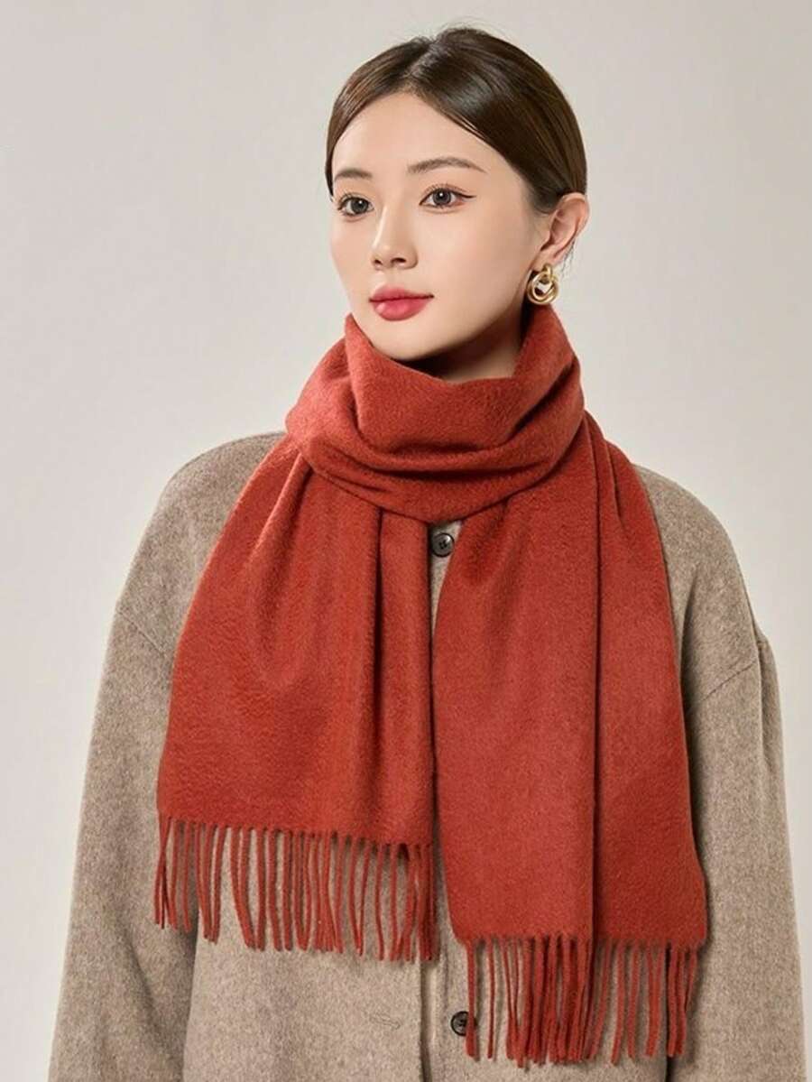 Women's Pashmina Scarf/Shawl/Long Winter Scarf - Telha - View 1