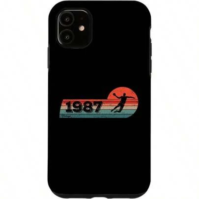 ハンドボール選手 ハンドボールゲーム ビンテージ 1987 年 誕生日 ハンドボール スマホケース  Air 用