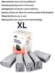 1/5 piezas Ropa interior desechable; Pantalones fisiológicos para viajes de negocios de hotel; Pantalones elásticos de maternidad posparto; Sin costuras, sin ataduras, suaves y elásticos, cómodos (AST) - Ángulo plano - Ver 17