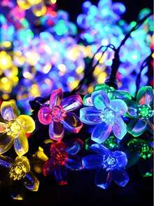 1PC 20/50/100 LED Solar Bubble Ball Light Strip With 8 Lighting Modes Suitable For Gardens, Yards, Porches, Weddings, Party Decorations, And Holiday Decorations. [ Solar ] - Color - View 2