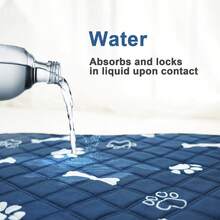 Washable Pet Pee Pads, Absorbent Leak Proof Puppy Pads, Reusable Pet Training Pads, Non-Slip Pee Pad For Dogs Cats, Housebreaking Aids, Washable Fabric, Absorbent Pads, Highabsorbency Material, Petsafe Materials, Cat Litter Pads, Indoor Pet Care,Gift, Present, Celebration - Multicolor - View 12