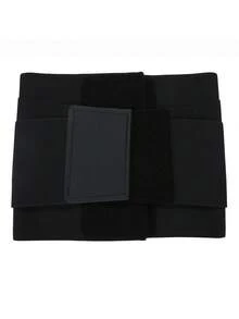 FeelinGirl High Compression Tummy Trimmer Control Waist Trainer Belt Body Shaper With Triple Wrap - Black - View 11