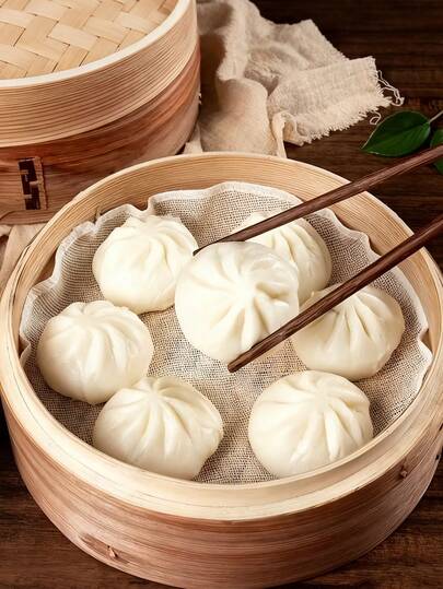 Reusable Non-Stick Steamer Cloths, Non-Stick Steamer Liners, Steamer Mats Durable & Easy To Clean, Perfect For Bread, Dumplings & Baking, Ideal For Home & Commercial Kitchens, Home Kitchen Essentials|Round Steamer Liner|Durable Fabri