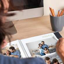 DIY Photo Album, Self-Adhesive, 3x5, 4x6, 5x7, 6x8, 8x10, 8.5x11, 11x10.6 Inch Magnetic Scrapbook Album, 40 Pages, Linen Cover With Metal Pen And DIY Accessories