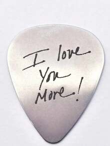 Customized Guitar Pick, Personalized Guitar Pick, "I'll Always Choose You", Personalized Guitar Pick, Stainless Steel Guitar Pick, Gift For Folk Music Lovers, Gift For Music Lovers - Multicolor - View 7
