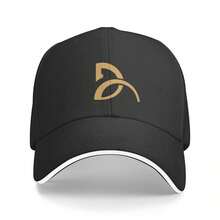 Adjustable Navy Blue Baseball Cap With Golden Djokovic Tennis Stars Logo - Lightweight Dad Hat For Men, Breathable Six-Panel Design, Comfort Fit For Casual, Beach, Hip Hop Style & Outdoor Sports, Durable Headwear, Casual Wear, Sporty Design, Comfortable Fabric, Streetwear Lovers - 卡其色 - 查看 3