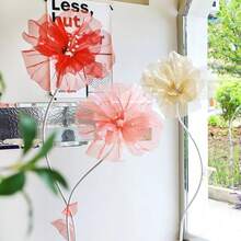 Seidenblumen große Pfingstrosen für Heim-Dekoration, Wohnzimmer, Valentinstag, Hochzeit, Verlobung, realistische künstliche Blumenarrangements - Verschiedenfarbig - Übersicht 2