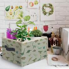 Mcehtle Cockapoo Dog Foldable Storage Bins Box With Handles, Cockapoo Gifts, Dog Mom Dad Lovers Gifts Collapsible Toys Books Clothes Organizer Basket For Bedroom Bathroom - ColorJ - View 2