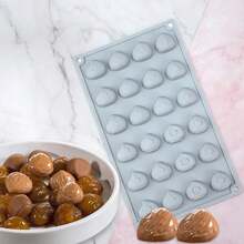 Mostsom Mini Chestnut Chocolate Mold,Silicone Molds,Small Jelly Bean,Pastry,Candy,Fondant Molds (Chestnut K),ChestnutK - 栗子樹 - 查看 7