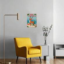 Decorative & Plaque Vintage Metal Tin Sign Set Of 4, 4.0x16.0inch Wall Decor For Garage, For Man Cave, Home Workshop, Classic Oil Brand Art Painting, Caterpillar Sign, Caterpillar Vintage, Caterpillar - sơn kim loại - Xem 4
