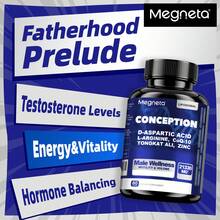 MEGNETA Men'S Fertility Support For Pre-Conception - Zinc, CoQ10, L-Arginine, Tongkat Ali For Motility And Men's Health - 60 Capsules - Three bottles - The best option - 查看 5