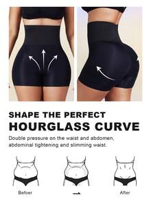 1 High-Waisted, Tummy-Flattening, Hip-Lifting, And Shaping Body Shaper For Women. - Black - View 9