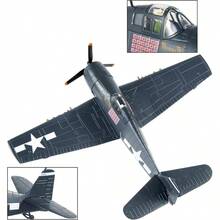 Fighter Jet Modelo 1/72 Escala Grumman F6F Hellcat Avin militar fundido a troquel para coleccin y regalo - Multicolor - Ver 6