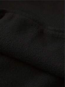 Men's Cartoon Dinosaur Pattern Crew Neck Sweater - 黑色 - 查看 8