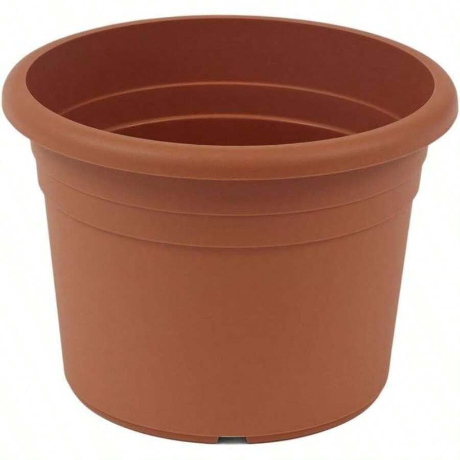 50 Garden Pot Fiona - Large Plant Pot - Flower Pot - Plant Pot - Plastic Terracotta Plant Pot - Large Gardening Pot - Garden Planters - Round Flower Pot - terracota - Ver 1
