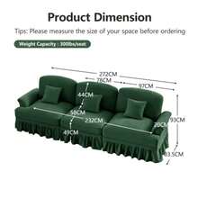 Sofas & Couches - Green - View 2