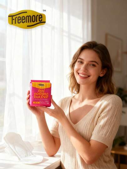 70pcs Assorted (165/240/290/430mm) Thin Day & Night Sanitary Pads + Liners, Unscented, Breathable, Highly Absorbent, Individually Sealed