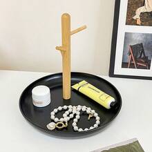 1pc Nordic Minimalist Entryway Catchall Tray, Desktop Key Jewelry Holder Rack, Living Room Coffee Table Organizer Box