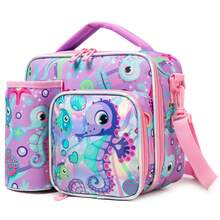 1个斜挎包，户外包，可爱女孩斜挎包，儿童午餐包，带可调节肩带的保温冷藏包 - 女童午餐包 - 查看 18